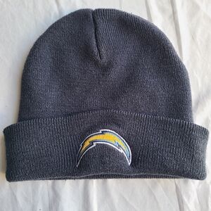 Reebok Navy Beanie with San Diego Chargers NFL